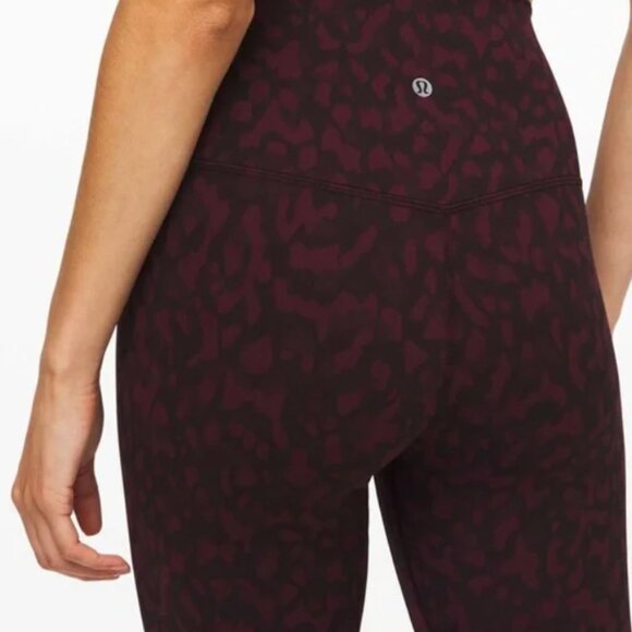 Lululemon Align Pant 28"- Formation Camo Dark Adobe Multi - Size 8 - Picture 1 of 3